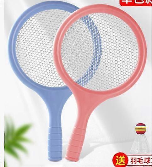 1 set barn tennisracket ungdom badminton racket plast grepp leksak för åldrarna 2-12 nybörjare pojkar flickor utomhussporter småbarn inomhus lek