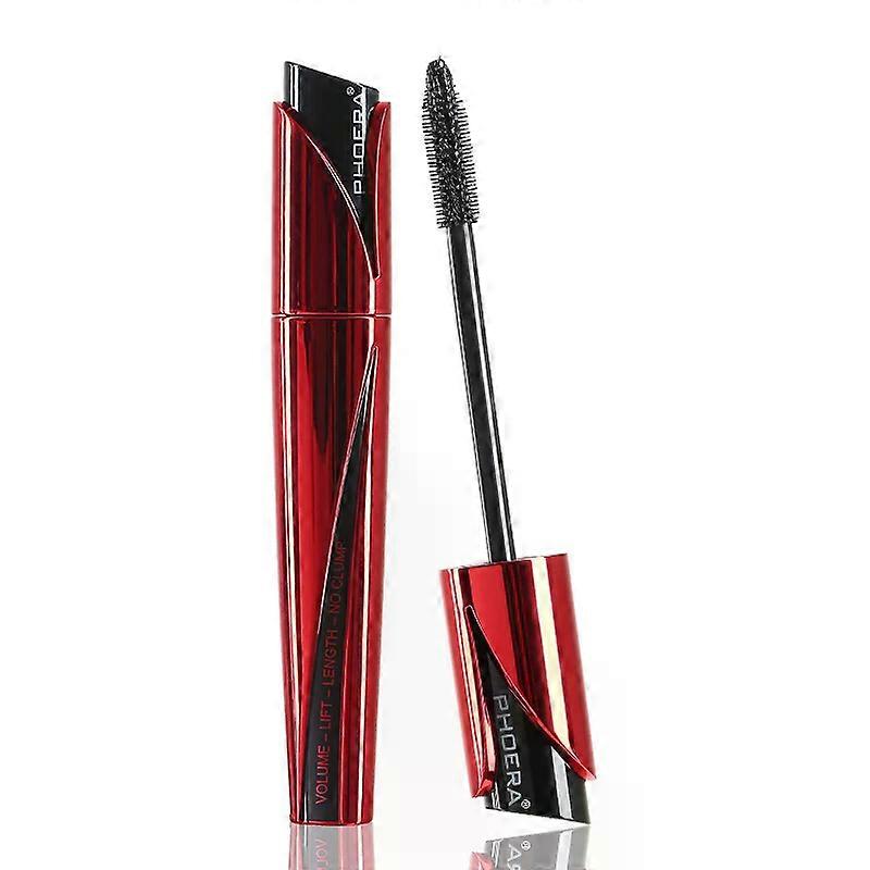 PHOERA sort 9d mascara rimel til øjenvippeforlængelse tyk vandtæt naturlig forlængelse krøllet silkefiber vippemakeup tslm1
