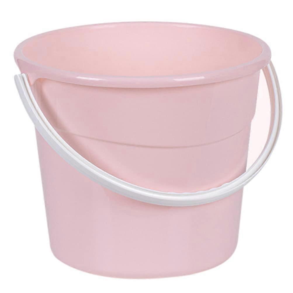 Camping Gear Water Bucket with Handle, Heavy-Duty 5 Gallon Plastic Pail, Portable 12.2L Container for Car Washing and Fishing