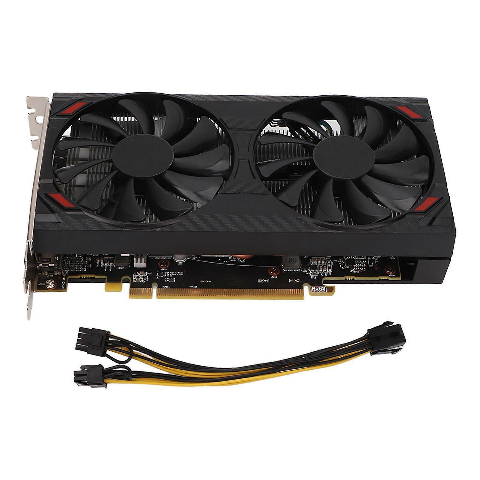 Gaming-Grafikkarte RX5500XT 8 GB GDDR6 128-Bit-HDCP-Unterstützung Dual-Fan-PCI-Express-3.0-Computerzubehör