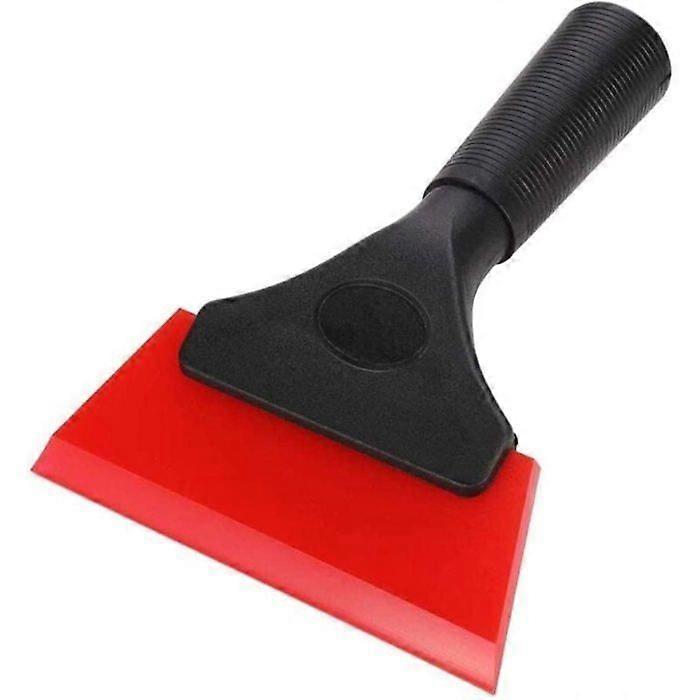 Generic Silicone Rubber Squeegee, 5" Car Squeegee, Windshield Wiper, Comfortable Non-Slip Angled Handle Mirror