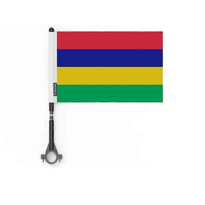 Maurice Bicycle Flag in Polyester – 14 x 21 cm – Cycling Flag – 10 pieces