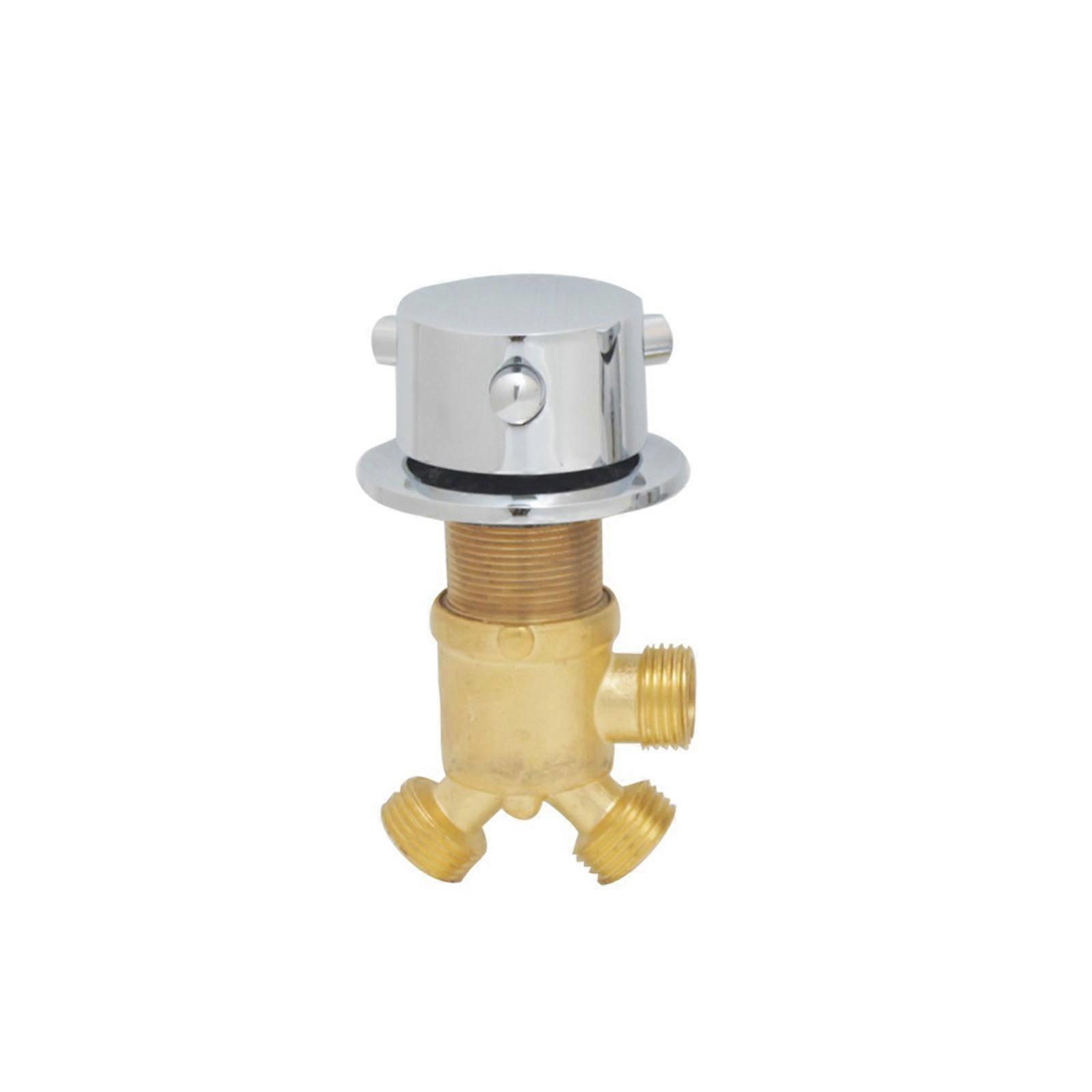 Mélangeurs d’eau en laiton uniques Vannes Baignoire Contrôler commodément l’eau 1/2" Robinets Interrupteurs Robinets Vannes de commande Maison Multicolore