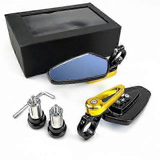 2pcs Universal Motorcycle 22mm Bar End Side Rearview Mirror Aluminum 7/8quot; Motorbike Bike Handlebar Rear View Mirrors