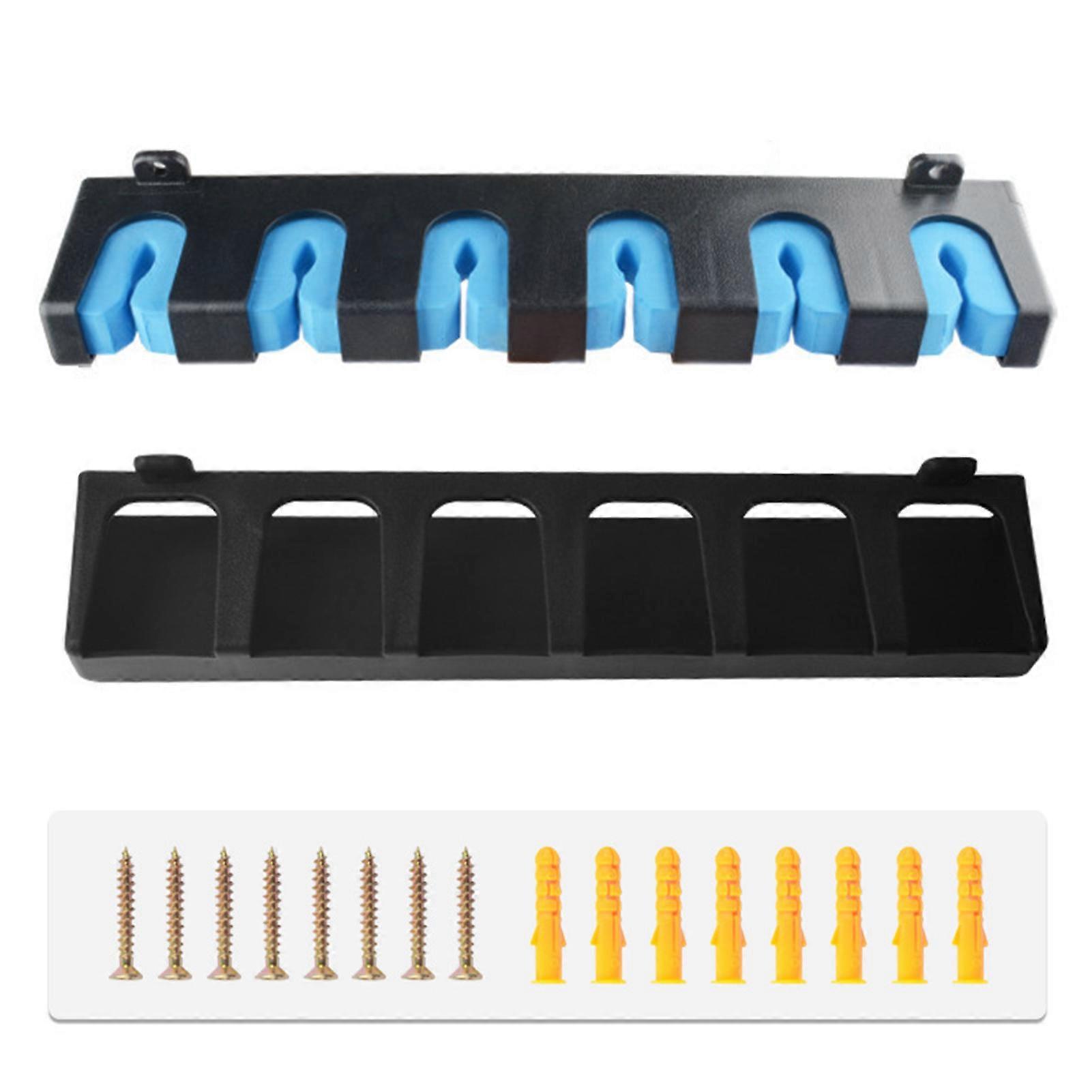 360 Degree Rotating Fishing Rod Holder - 6-Hole Horizontal Design, Portable & Durable for Garage, Boat, Truck, Ground, Soft EVA Wear-Resistant