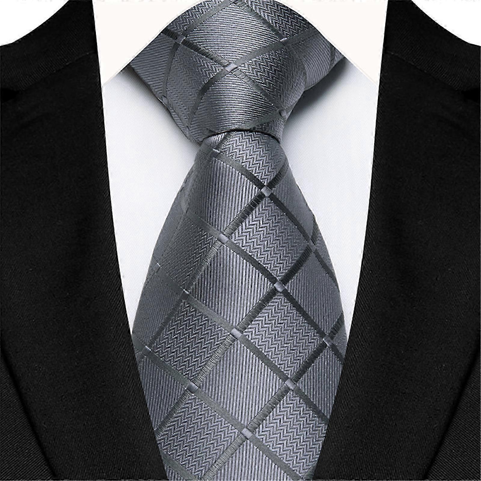 Versatiles Men's Tie Mixed Color Necktie Trendy Polychrome Necktie Daily Wear for Office Wear and Celebrations 9