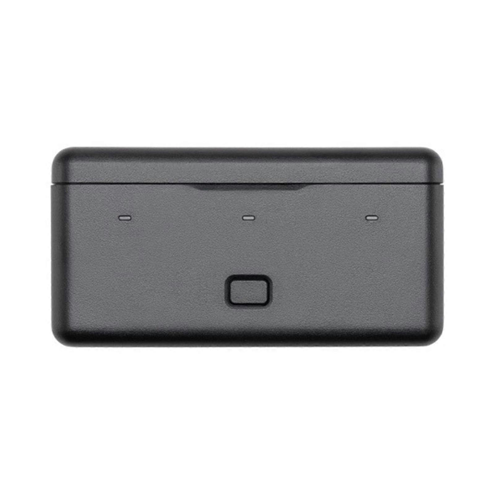 Portable Battery Chargings for Action 3 Cameras with Integrated Storage For 3 Batteries and 2 Cards