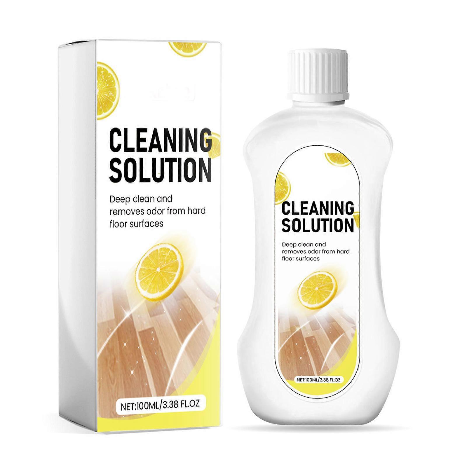 100ml Safe Floor Cleansing Liquid Solution Wood Floor Tile Cleaner Brightening Detergent Effective on Various Floor