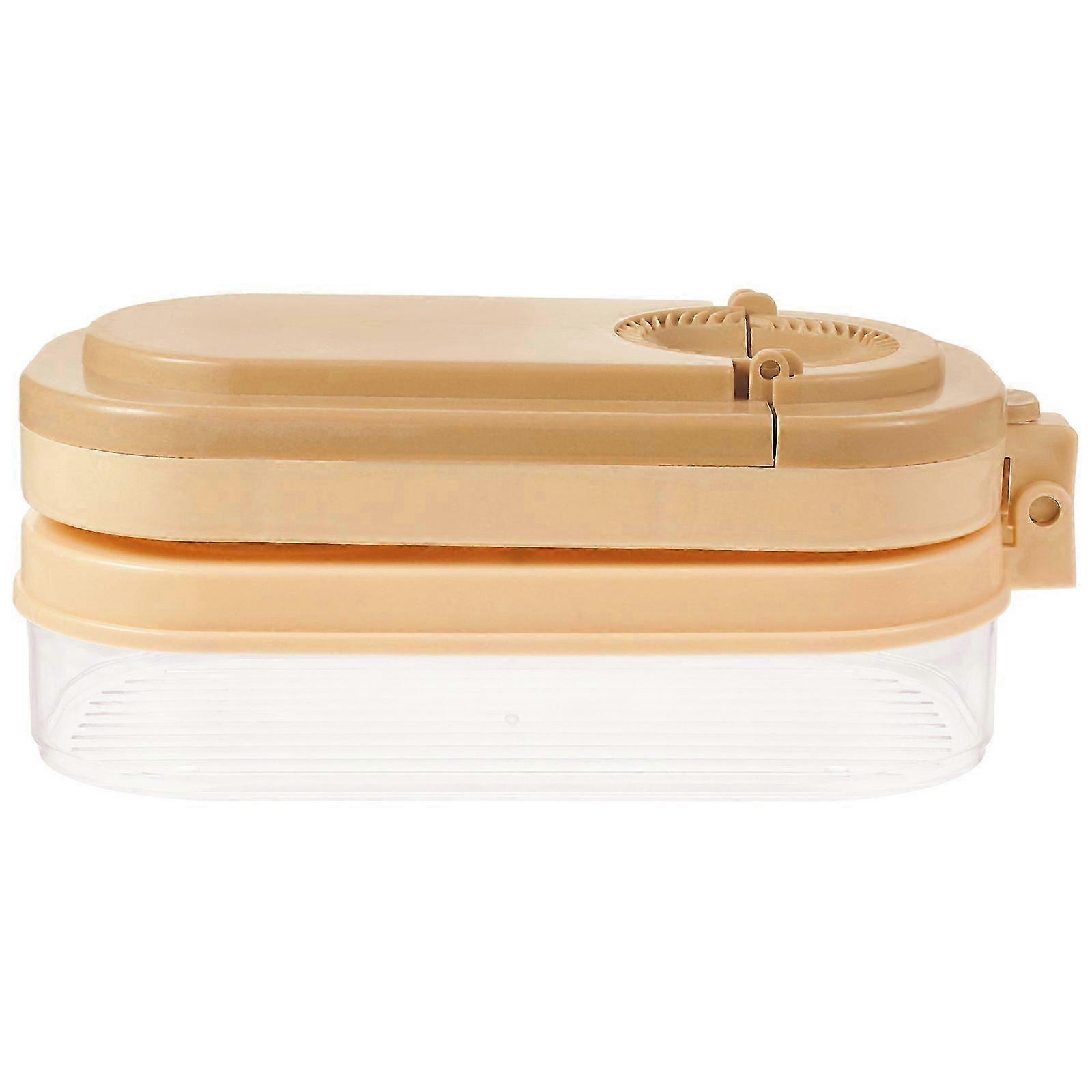 Professional Dumpling Presser Tool with Storage Box - 26x12.5x9.5cm