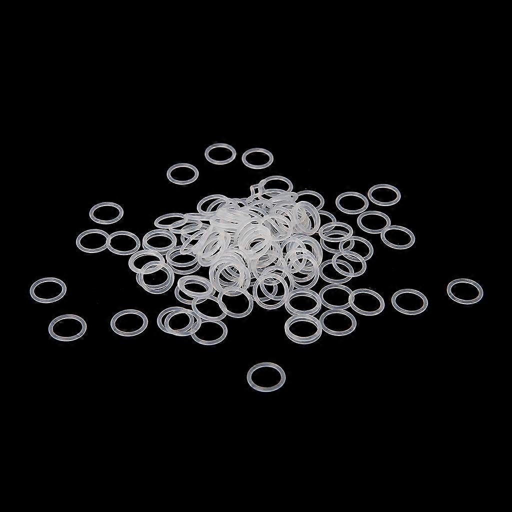 120Pcs Clear Rubber O-Ring Switch Dampeners Keycap Transparent for Cherry MX for Key Switch Keyboards Dampers
