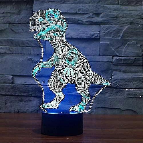 3d Dinosaur Lamp Led Night Light, Plug And Play 7 Colours Changing Night Light Lamp  Hy-YUHAO