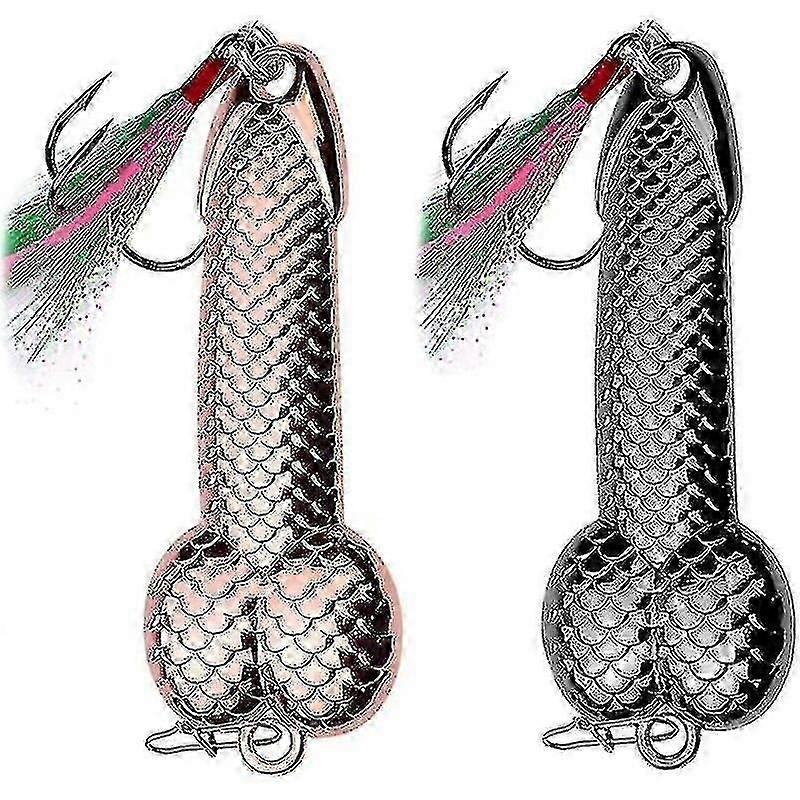 Metallköder Angelzubehör 2 Stück Seefischen Köder Metall Köder Löffel Metall