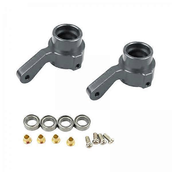 3xRC Car Alloy Steering Hub Carrier for WPL 1:16 RC Crawler Cars Titanium