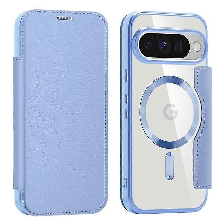 Compatible For Google Pixel 10 / 10 Pro Case Compatible with MagSafe RFID Leather Phone Cover