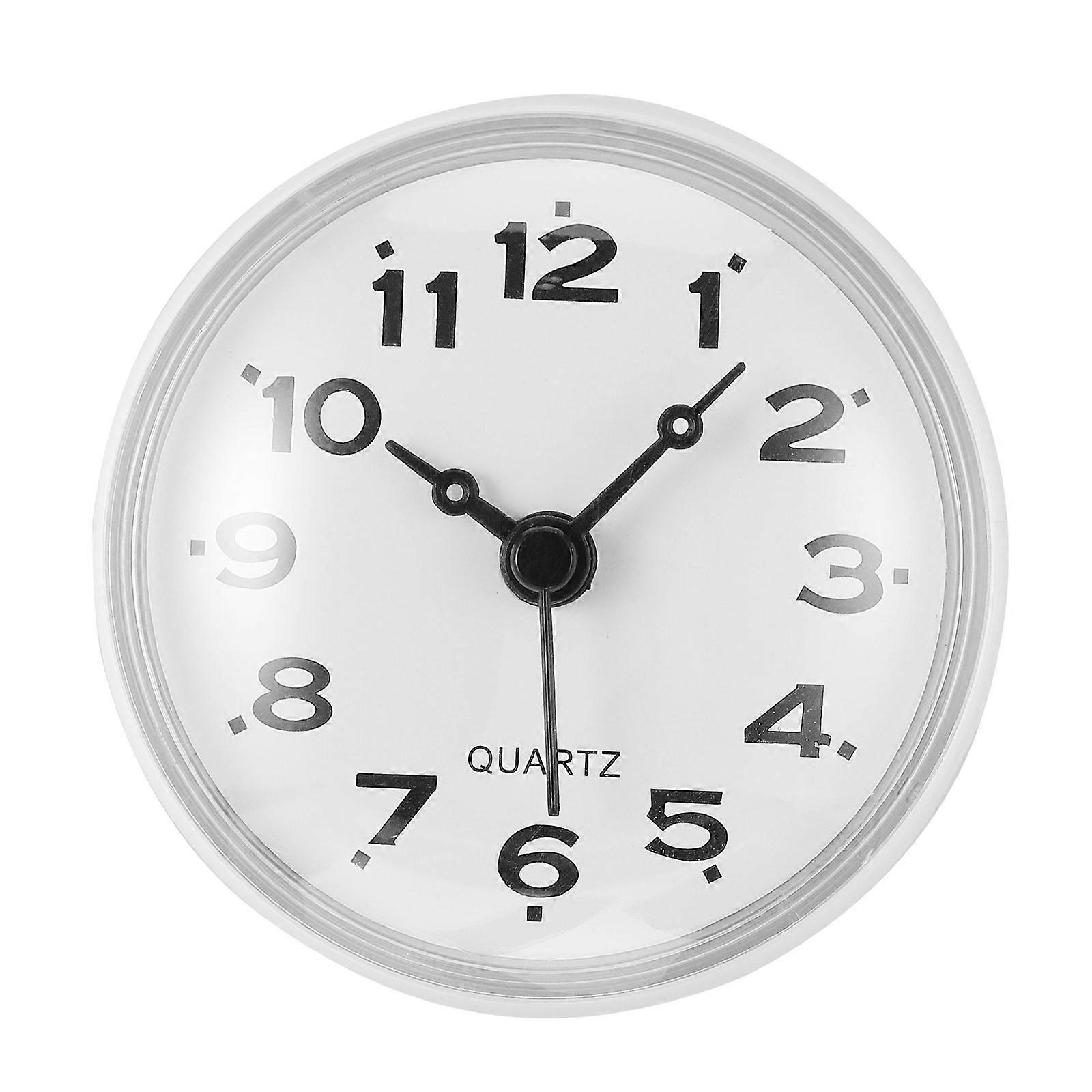 Bathroom Compatible Sucker Clock, Quality, Simple Installation