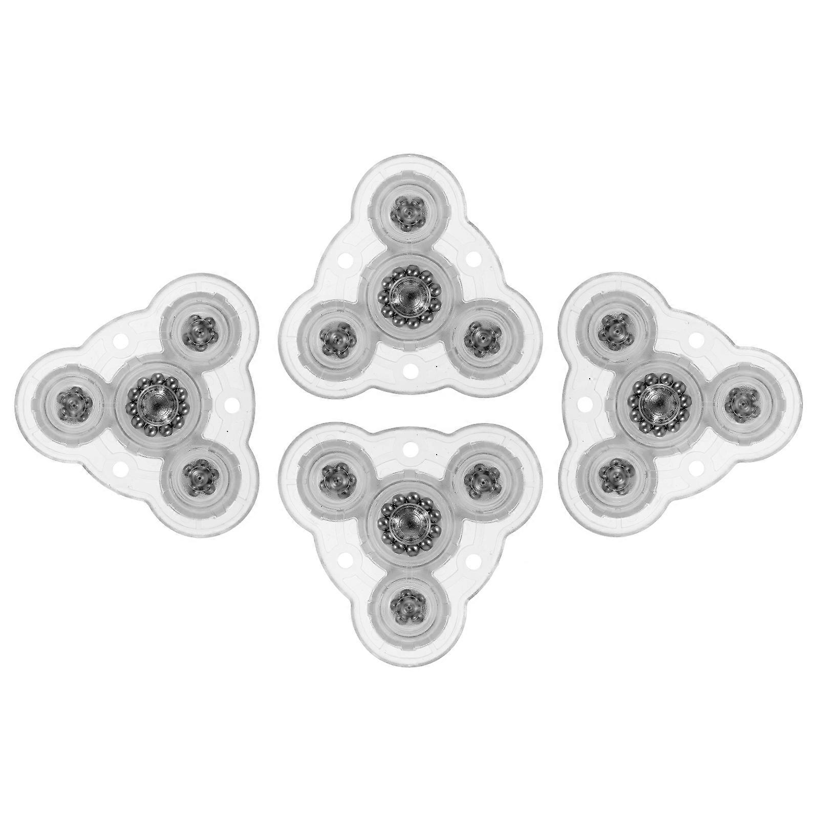 Practical mini caster set, four wheels for enhanced furniture maneuverability