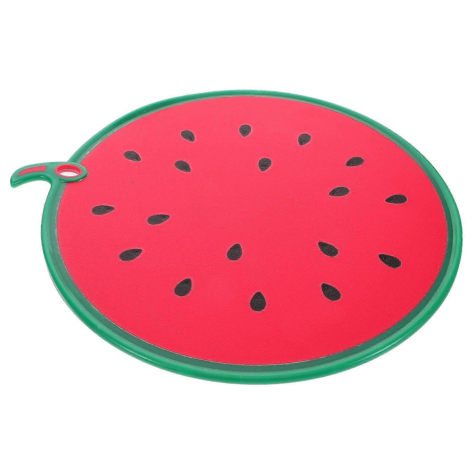 Watermelon Shaped Space Saving Cutting Board – Fun Fruit Design, Dishwasher Safe for Kitchen Use