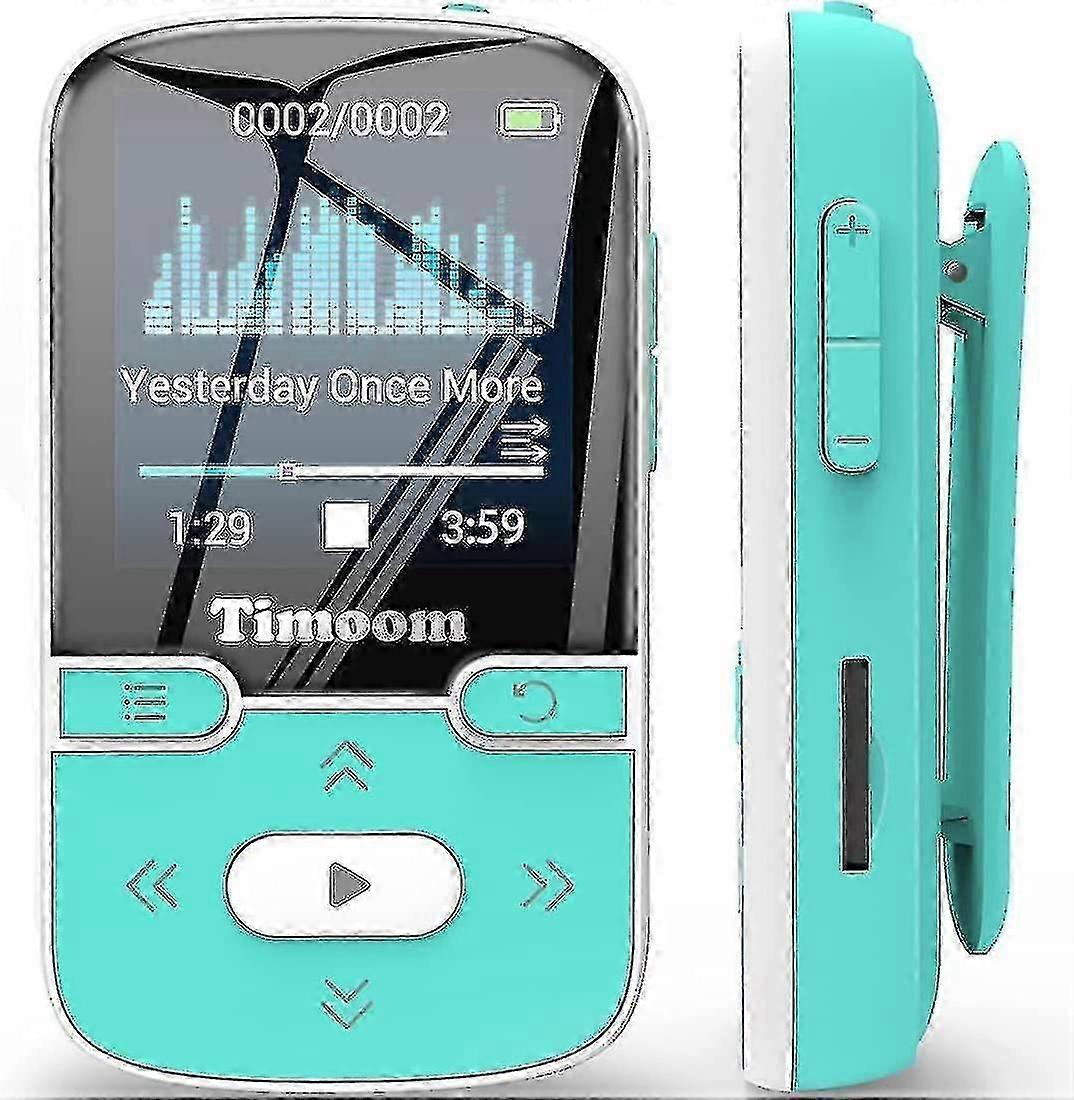32gb Mp3 Player With Bluetooth 5.0, Timoom Portable Lossless Sound Music Player With Clip, Sport Ped