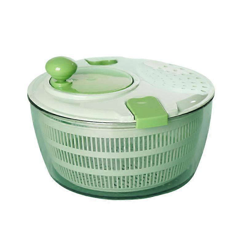 Salad Spinner - with bowl, colander and built-in drainage system for fresh, crisp, clean salads (greens)