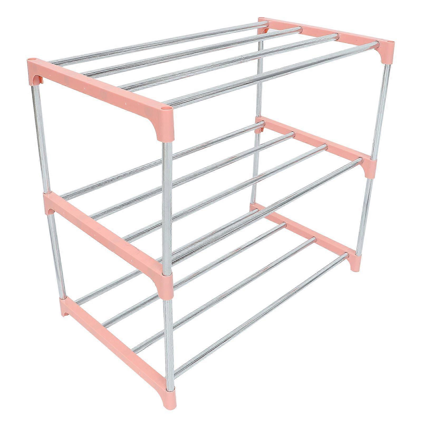 1pc Three-layer Shoe Rack Household Shoe Shelf Multi-Use Shoe Storage Rack