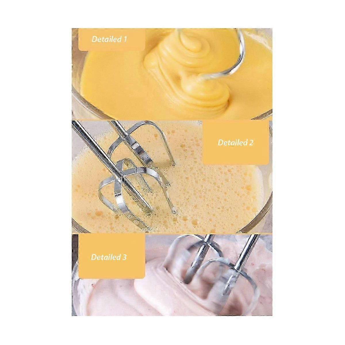 Stand Food Mixers Electric Food Blender Desktop Egg Whisk Cream Cake Dough Kneader EU Plug