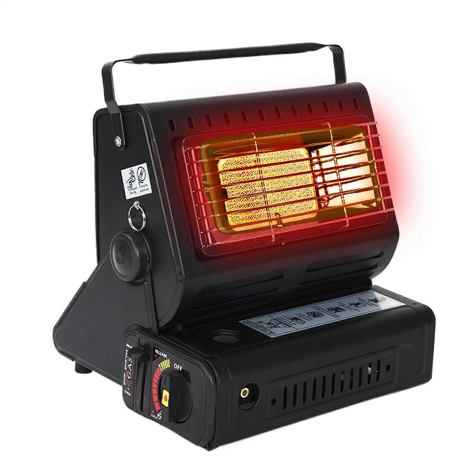 Heater for Camping, Hunting, Outdoor Use with Handle Black