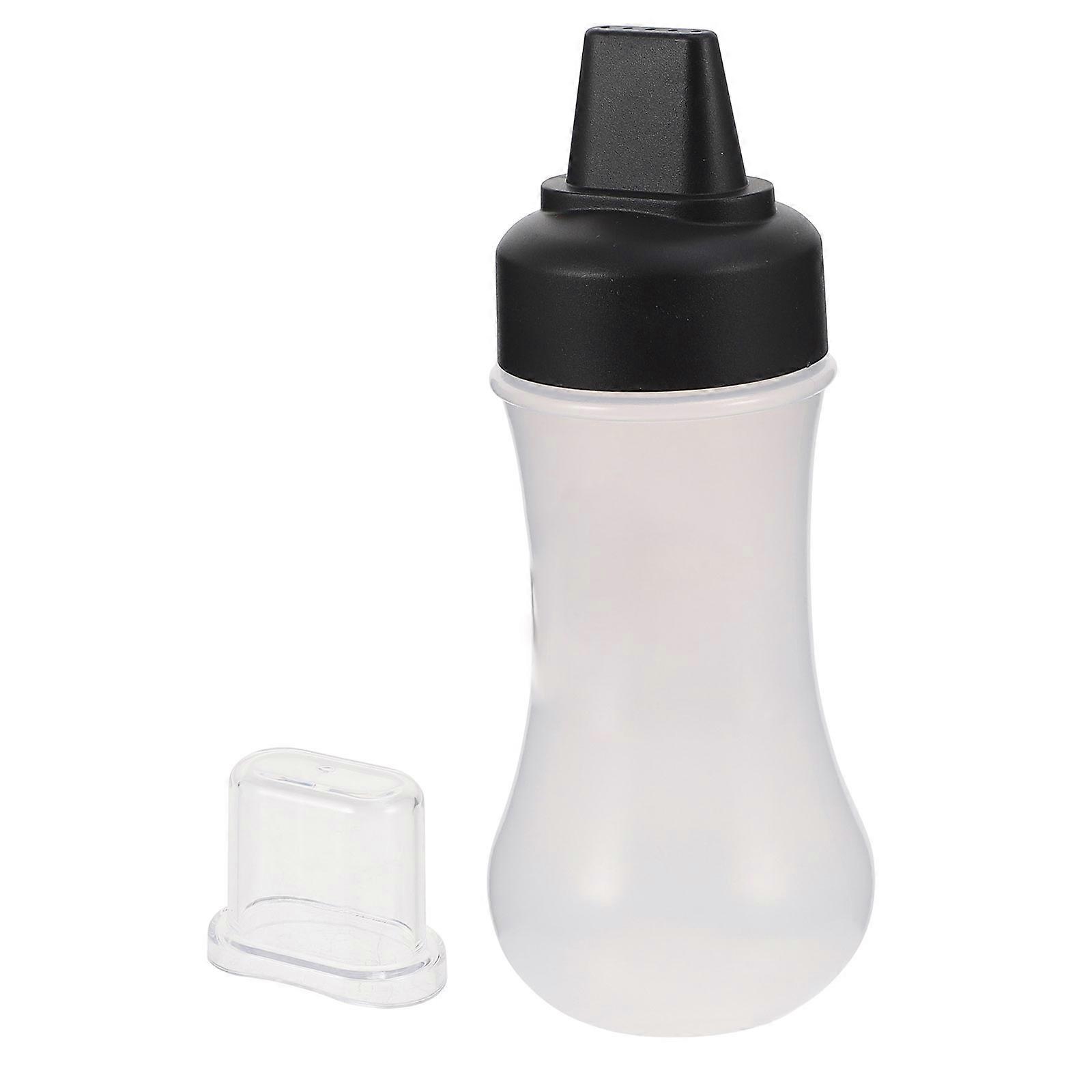 Plastic Condiment Dispenser Bottle Round Shape Leak Proof For Home Use 19X7.3CM Portable 1Pcs
