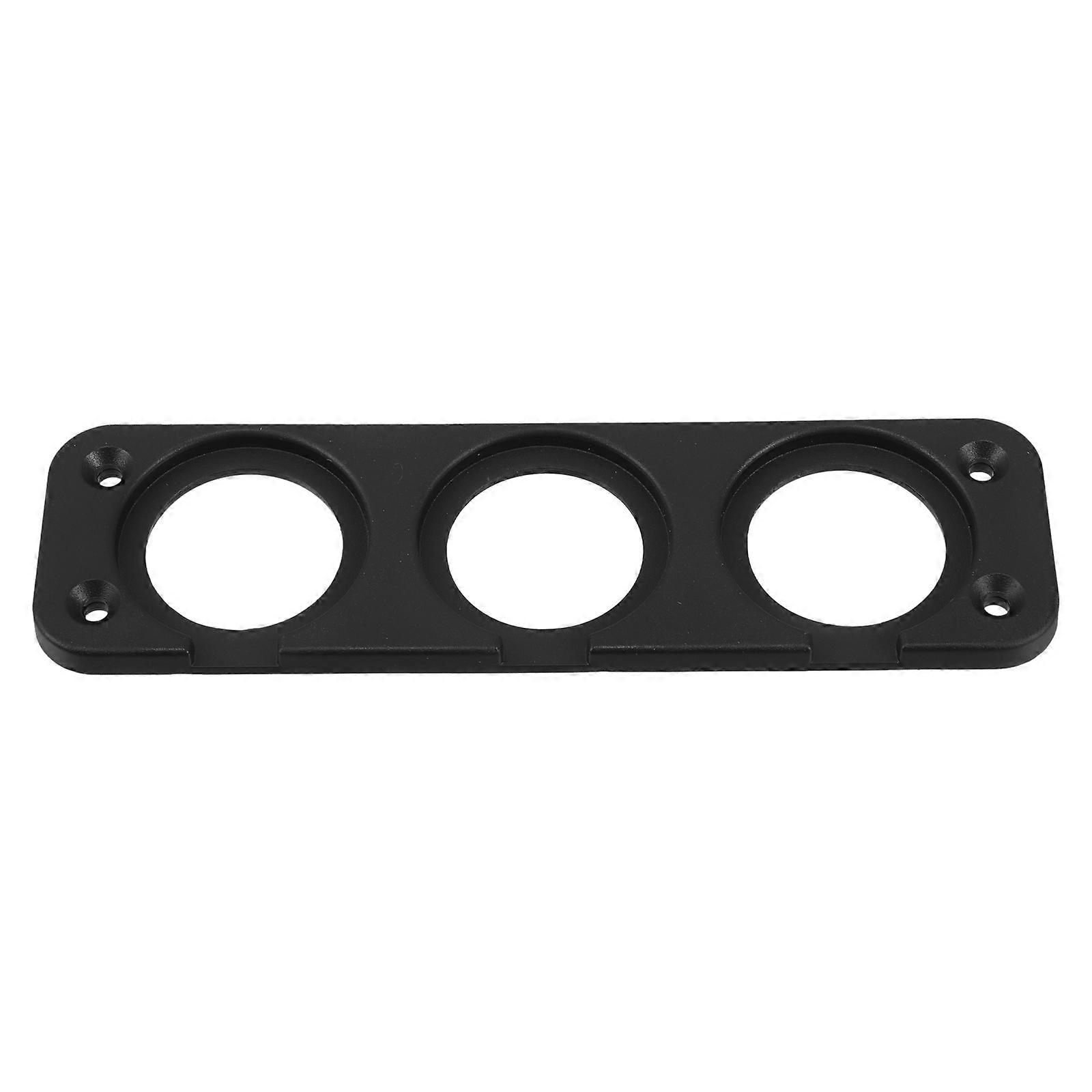 Switch Socket Panel Automotive Switch Panel With Voltage Meter Usb Charging For Interior Enhancement 15.00X4.20X0.50CM 1Set