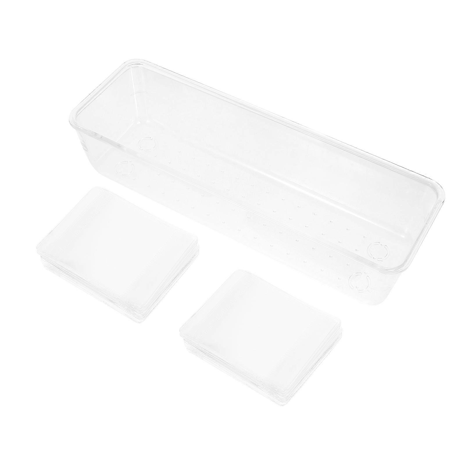 Clear Pouch For Jewelry Rectangular Shape Transparent Color Repeatable Sealing Function Jewelry Packaging 1 Set