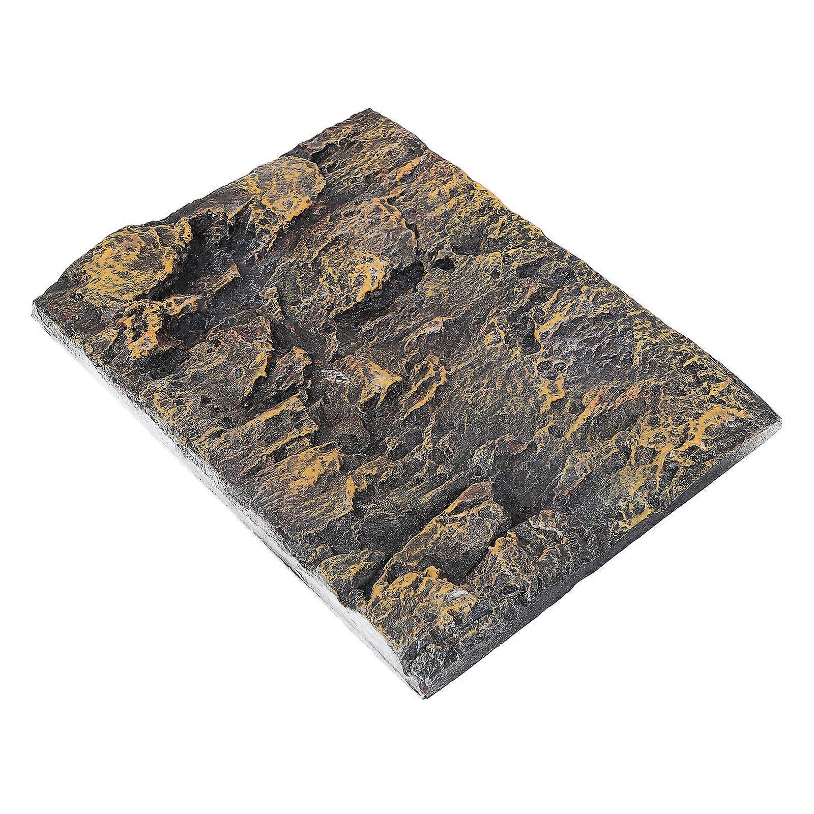Faux Stone Simulation Stone Background Board Diy Decoration Home Aquarium 61X45X5Cm 3D Design 1Set