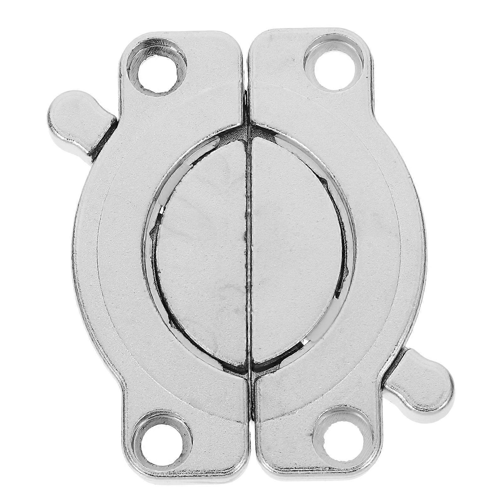 Hardware Accessories Table Buckle Connectors Dining Table Locks Heavy Duty Professionals Silver 8.00X6.50X1.00CM Secure Connection 1Set