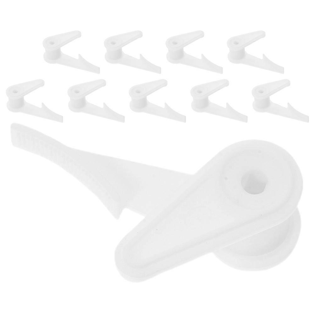 Plastic Ceiling Light Clips 10pcs Lamp Shade Fixing Buckles Easy Installation for LED Ceiling Lamps White Elegant Design Reliable Mounting Hardware