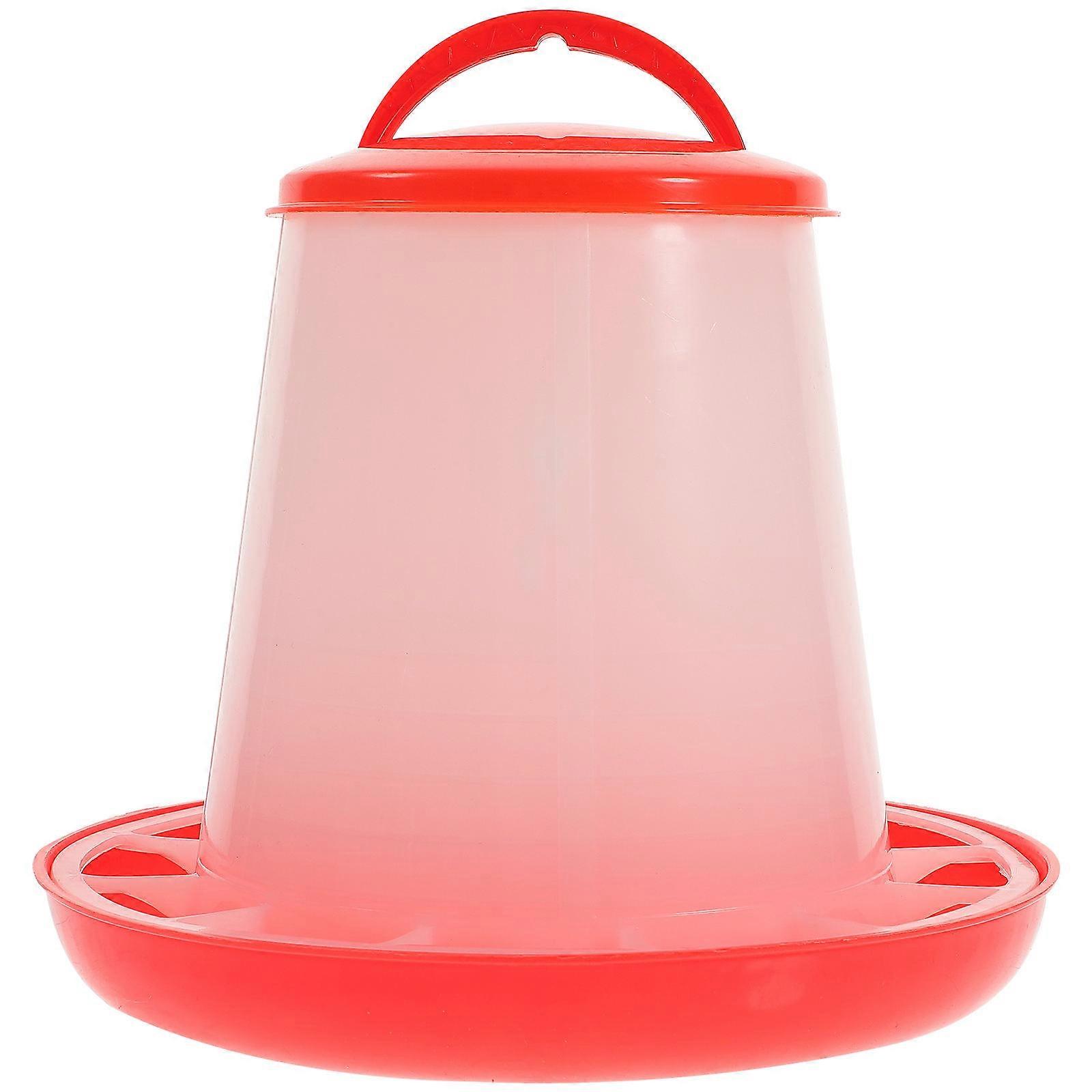 Portable Durable Plastic Poultry Feeder for Chickens, Ducks, and Geese – Easy to Clean & Install Automatic Feeding Trough for Chicken Accessories