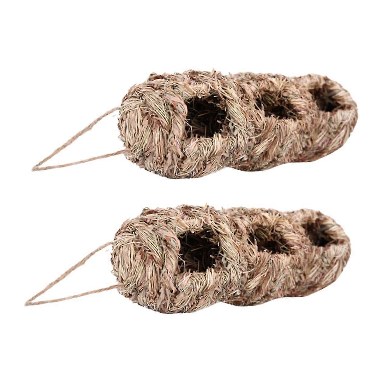 Bird Nest Rest House for Birds Bird Breeding Bird House Outdoor Pack of 2
