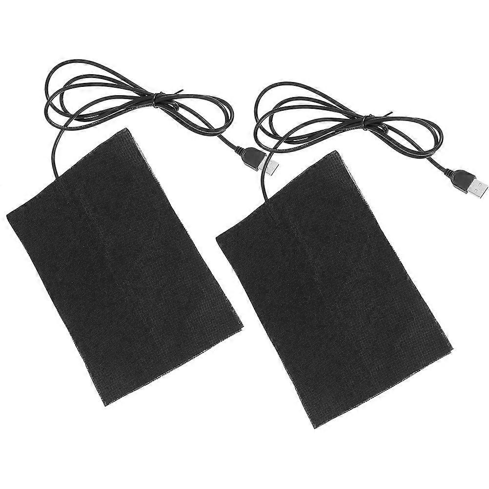 Epoxy Resin Heating Mat Portable Heating Pad For Resin Crafting Rectangular 19.50X14.50X0.10CM Black 2Pack