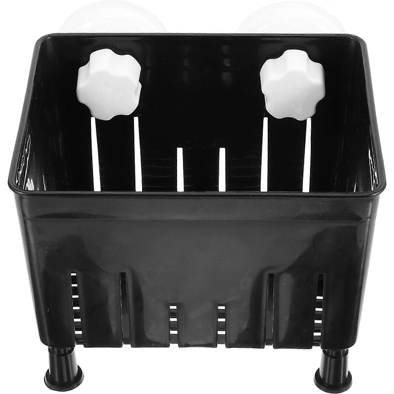 Fish Breeding Box Aquarium Divider with Suction Cups, Durable Tortoise Isolation Hatchery for Small Fish and Fry, Stable Stand Aquarium Nursery Tank