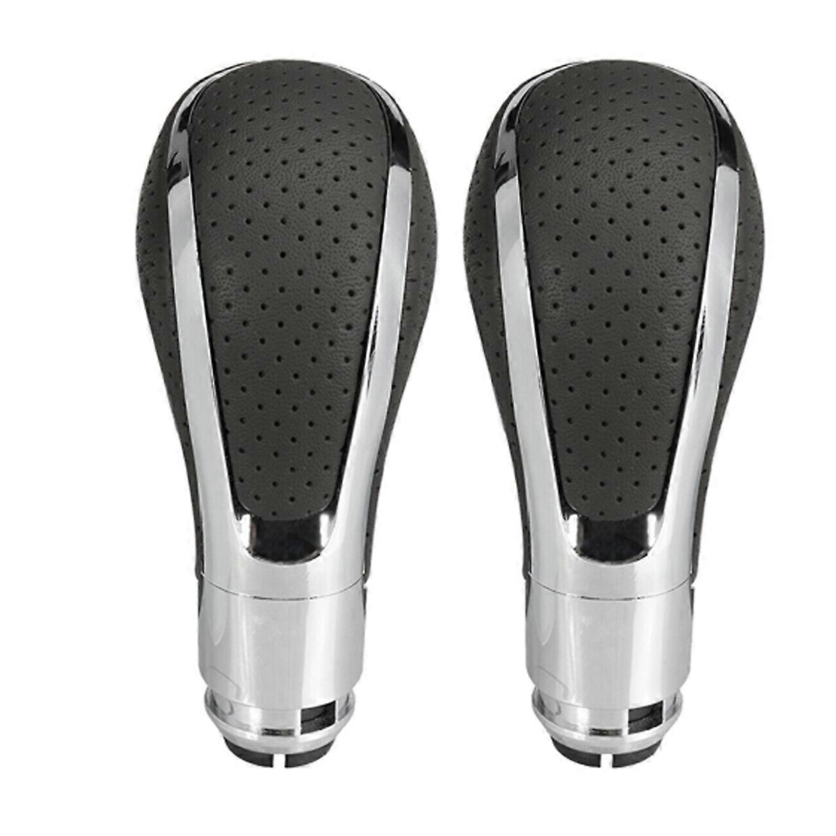 Automatic Leather Car Gear Shift Knob Shifter Lever for