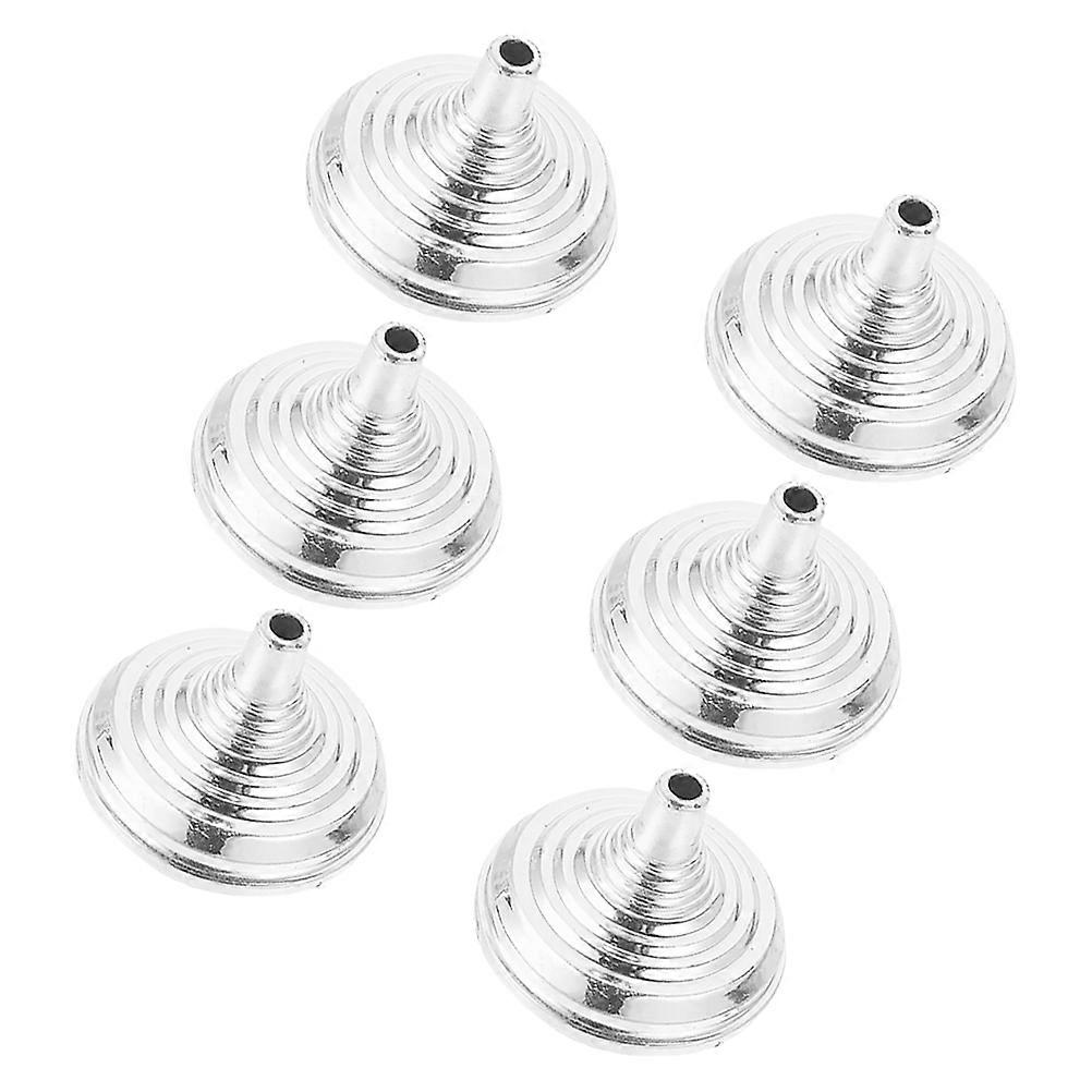 Mini Flag Stand Plastic Pedestal For Flagpole Flagpole Base Stand Tabletop Flag Holder Party Decoration 5.50X5.50X3.50CM 6Pcs