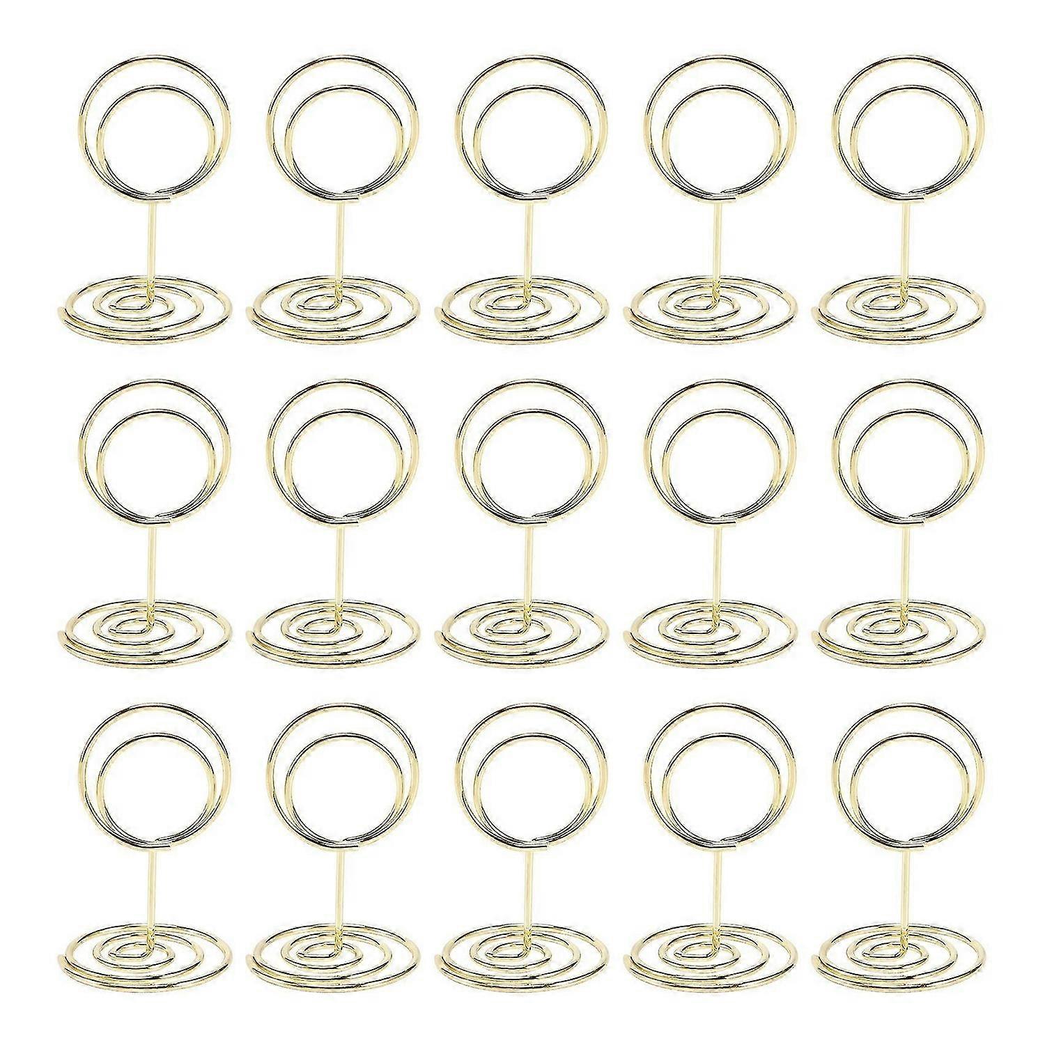 20Pcs Mini Place Card Holders, 2Inch Cute Table Number Holders, Classy Table Card Holder Table Pictu