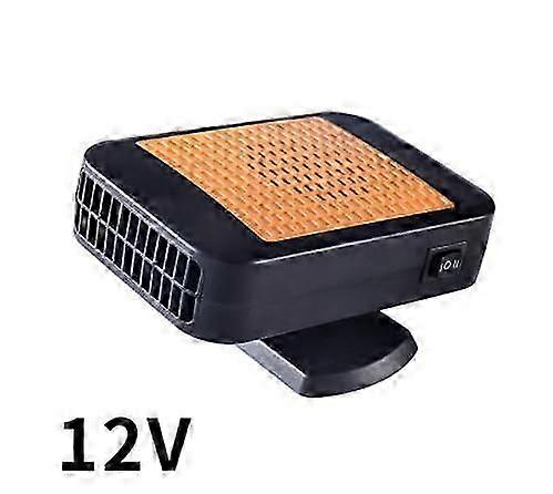 2 in 1 Car Heater, 12V 150W Car Heater, Portable Fan for Fast Heating and Cooling, Windshield Demister, Defroster with 360 Degree Swivel Base
