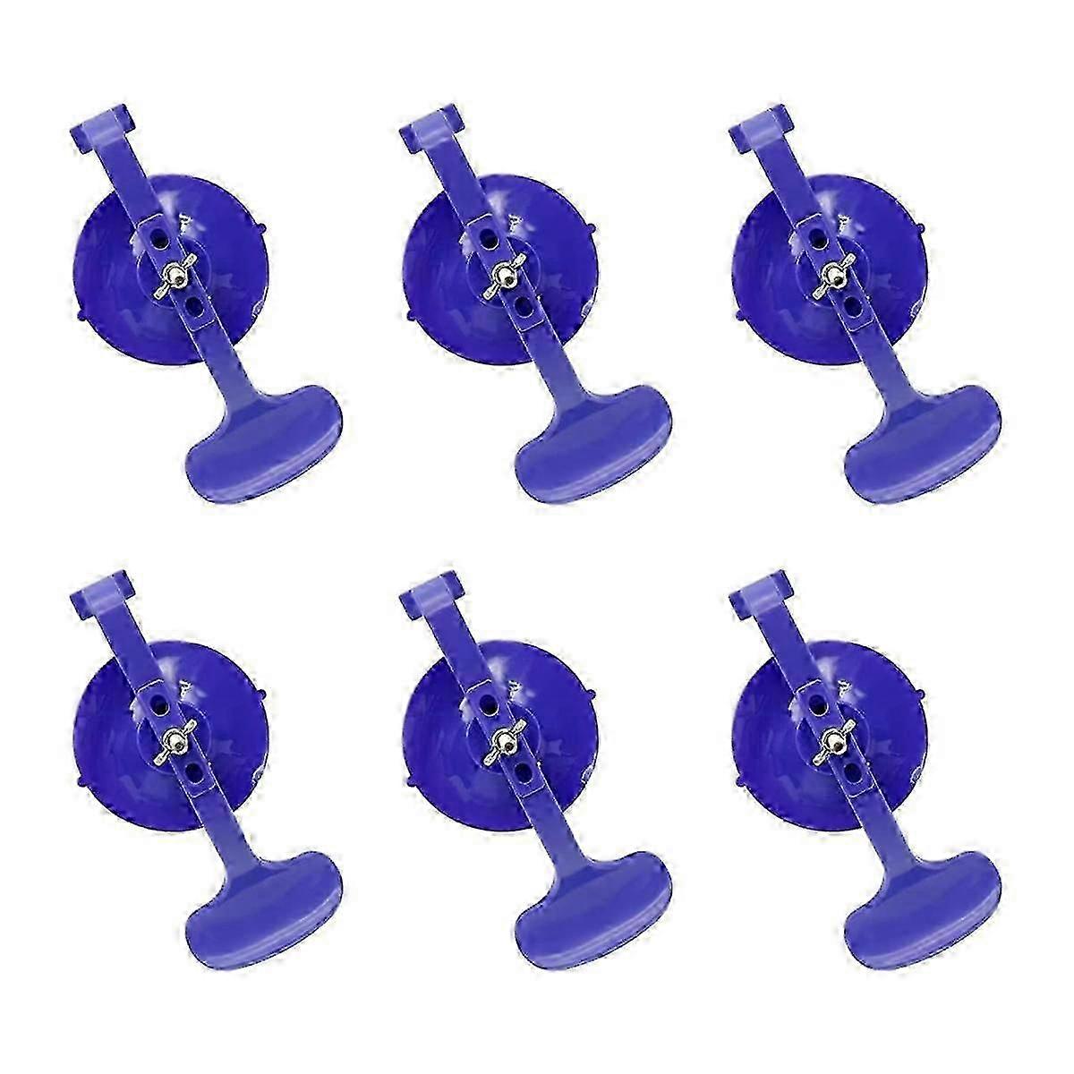 6PC Suction Cup Clamp Set, Class Clamp Kit for Car Convertible Glass Windshield Repair and Gluing