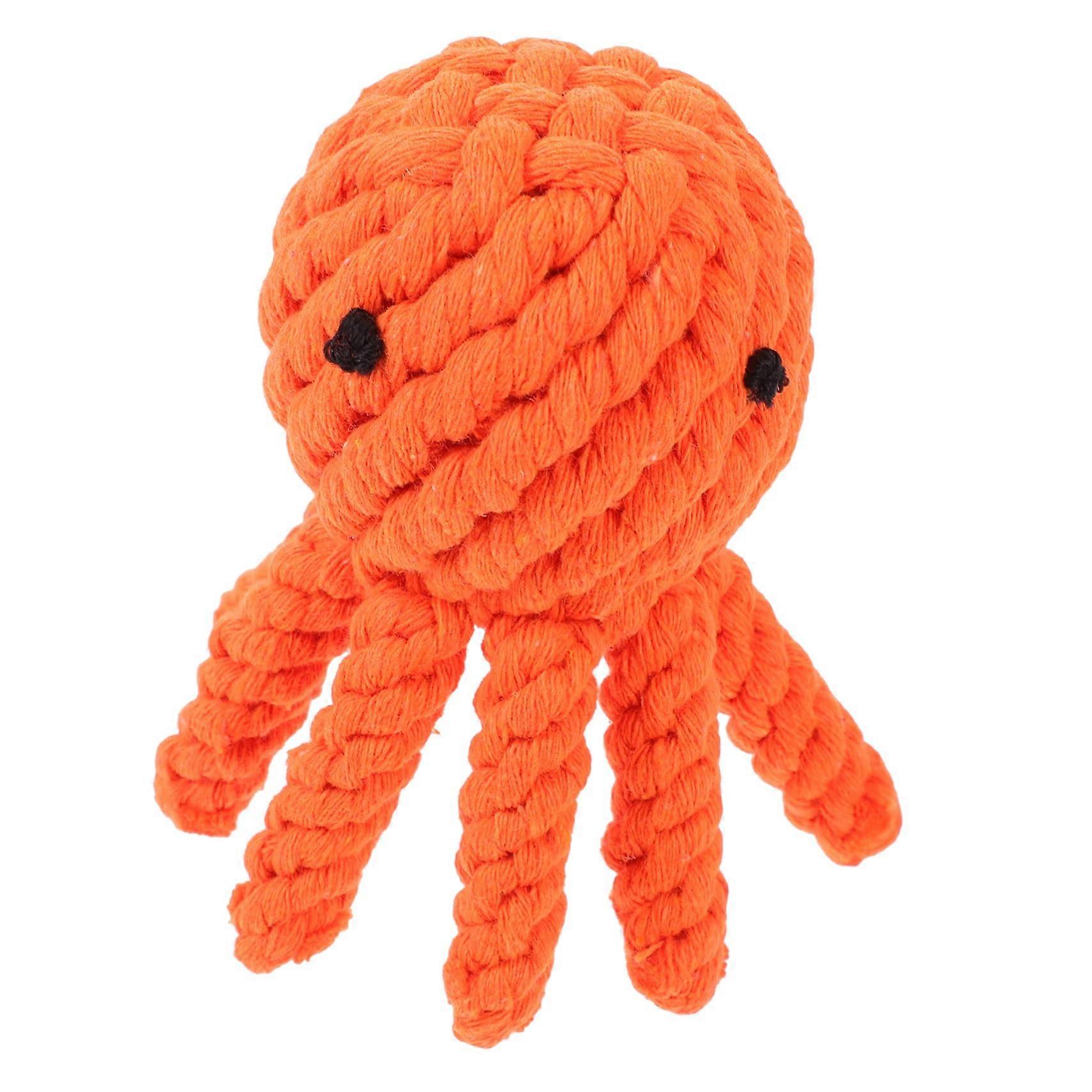 Chew Toy Cotton Rope - Bite-Resistant Interactive Toy For Pet Training, Cartoon Design, Movement