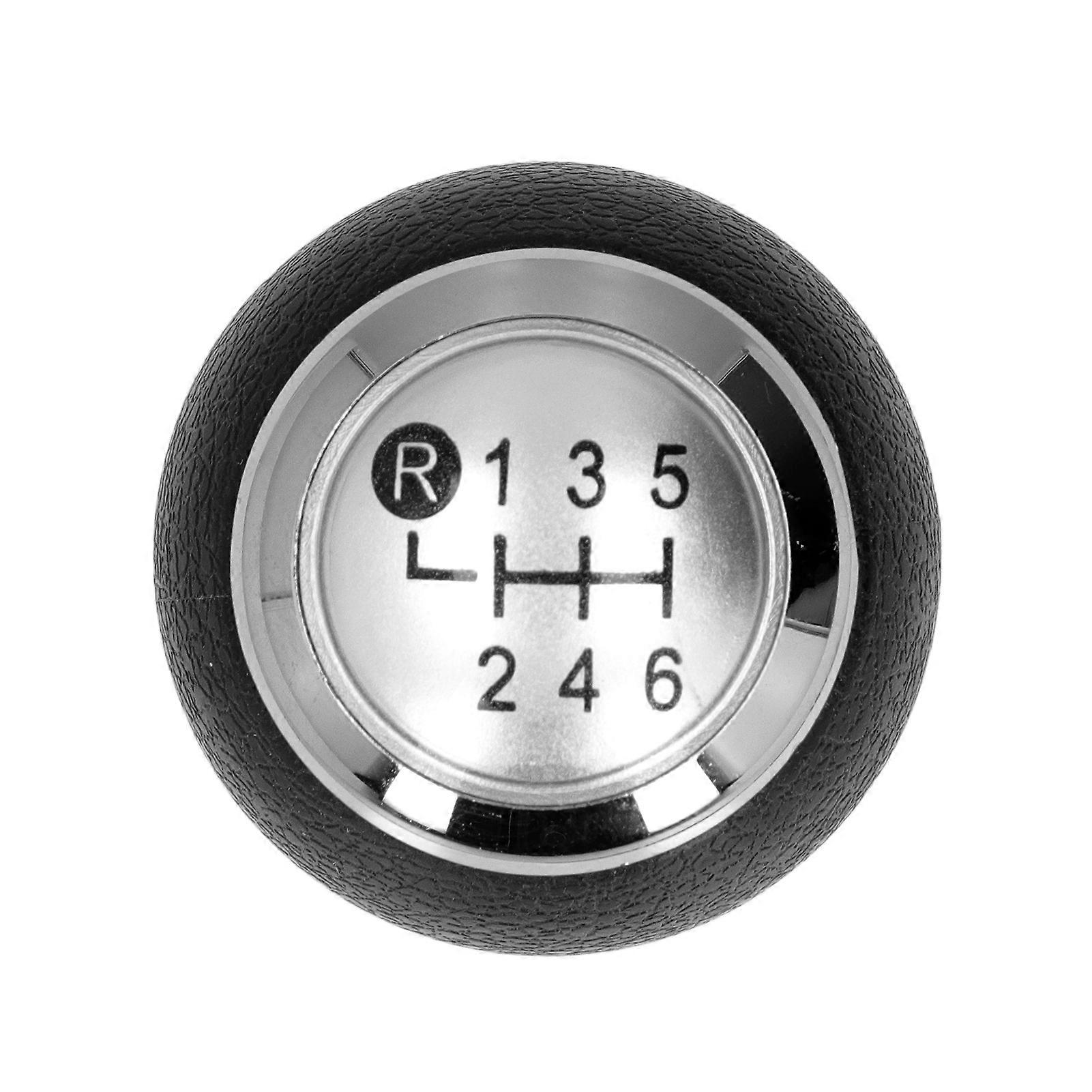 6 Speed Gear Shift Lever Knob Shifter Head Matte Black Replacement for Corolla RAV4 2007‑2013