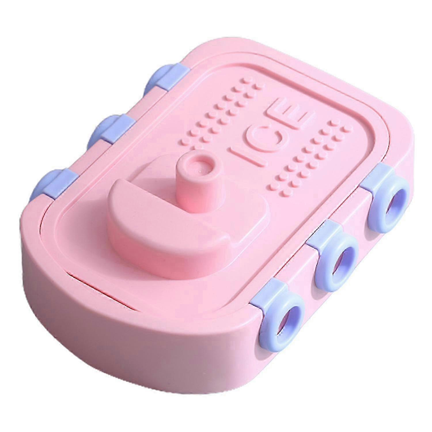 Easy Demoulding Non-stick Ice Cream Mold with Lid 6 Grids Animal Shape Ice Cube Tray