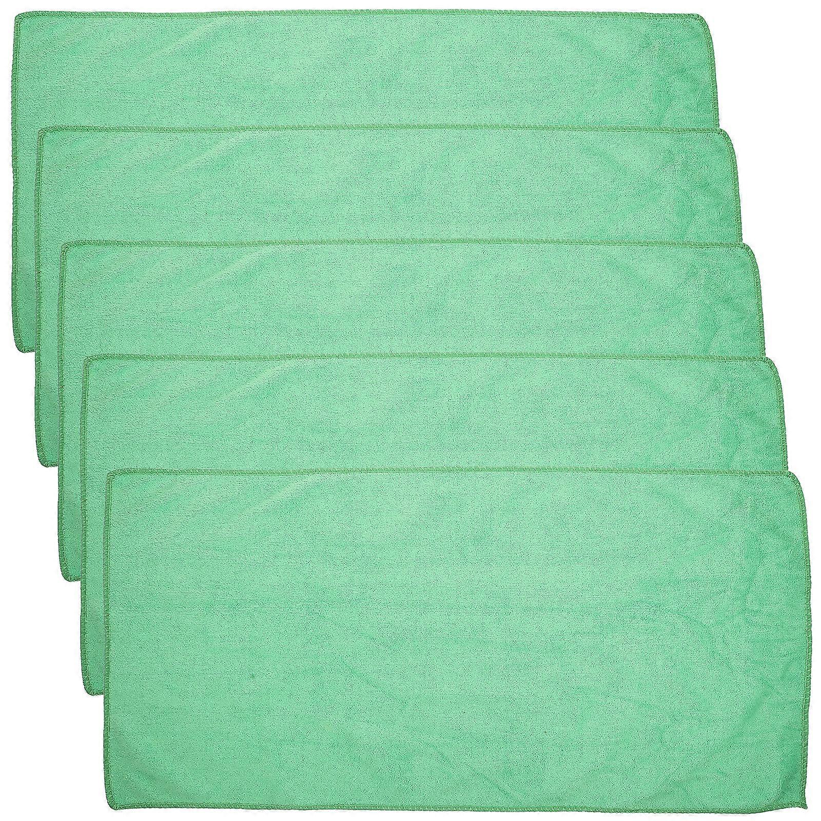 5pcs Washable Small Animal Blankets for Guinea Pigs – Soft Reusable Pee Pads & Sleep Bedding Mats, Green Cage Liners for Resting, Easy Clean Pet