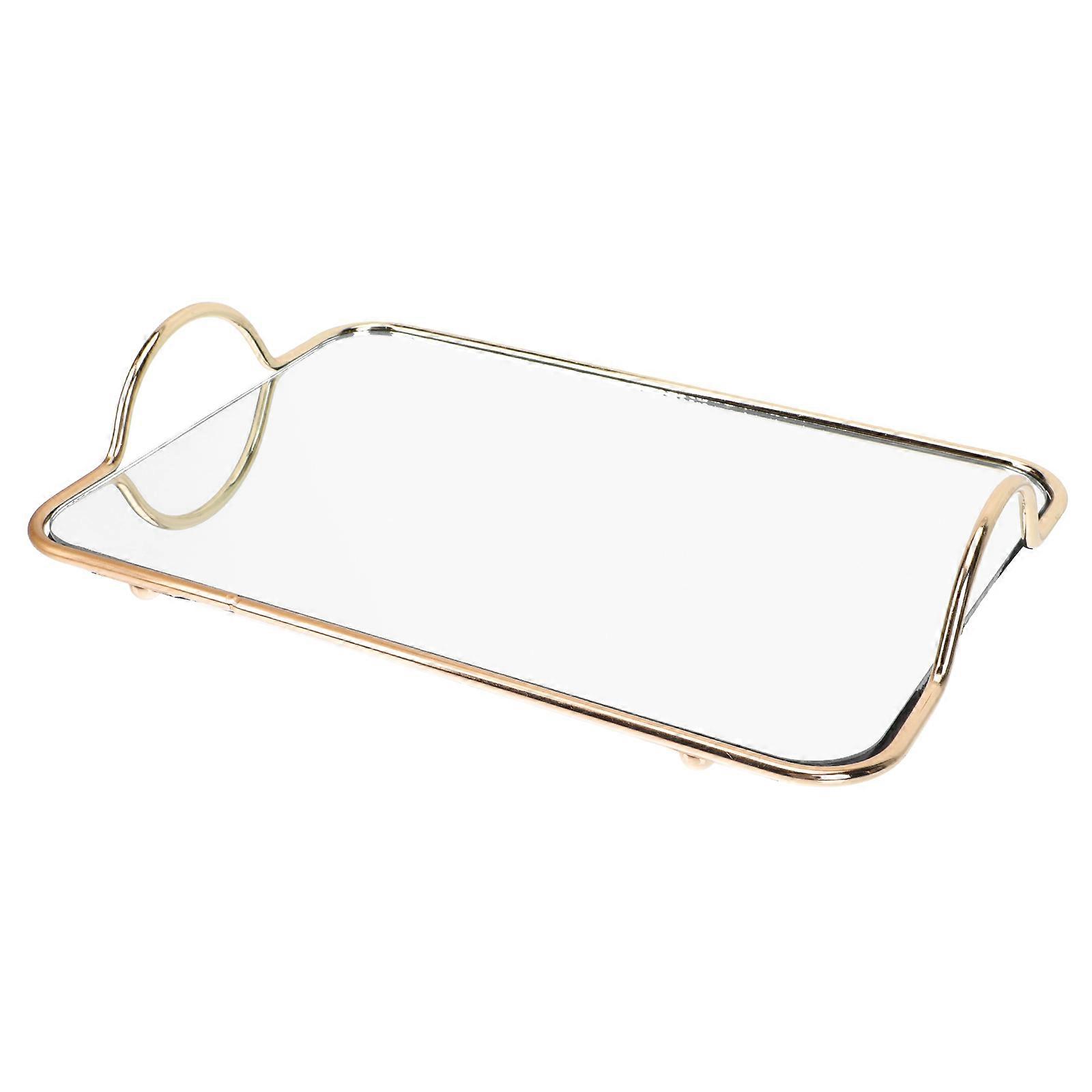 Mirror Surface Cake Tray 1Pcs Silver Baking Stand Material for Storage