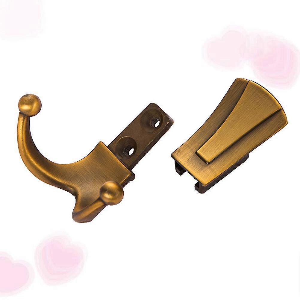 Wall Coat Hanger Heavy Duty Aluminium Alloy Towel Robe Clothes Hook Rack for Bedroom Bathroom Modern Look 2.8×2.5×2in Holding Umbrellas 1Set