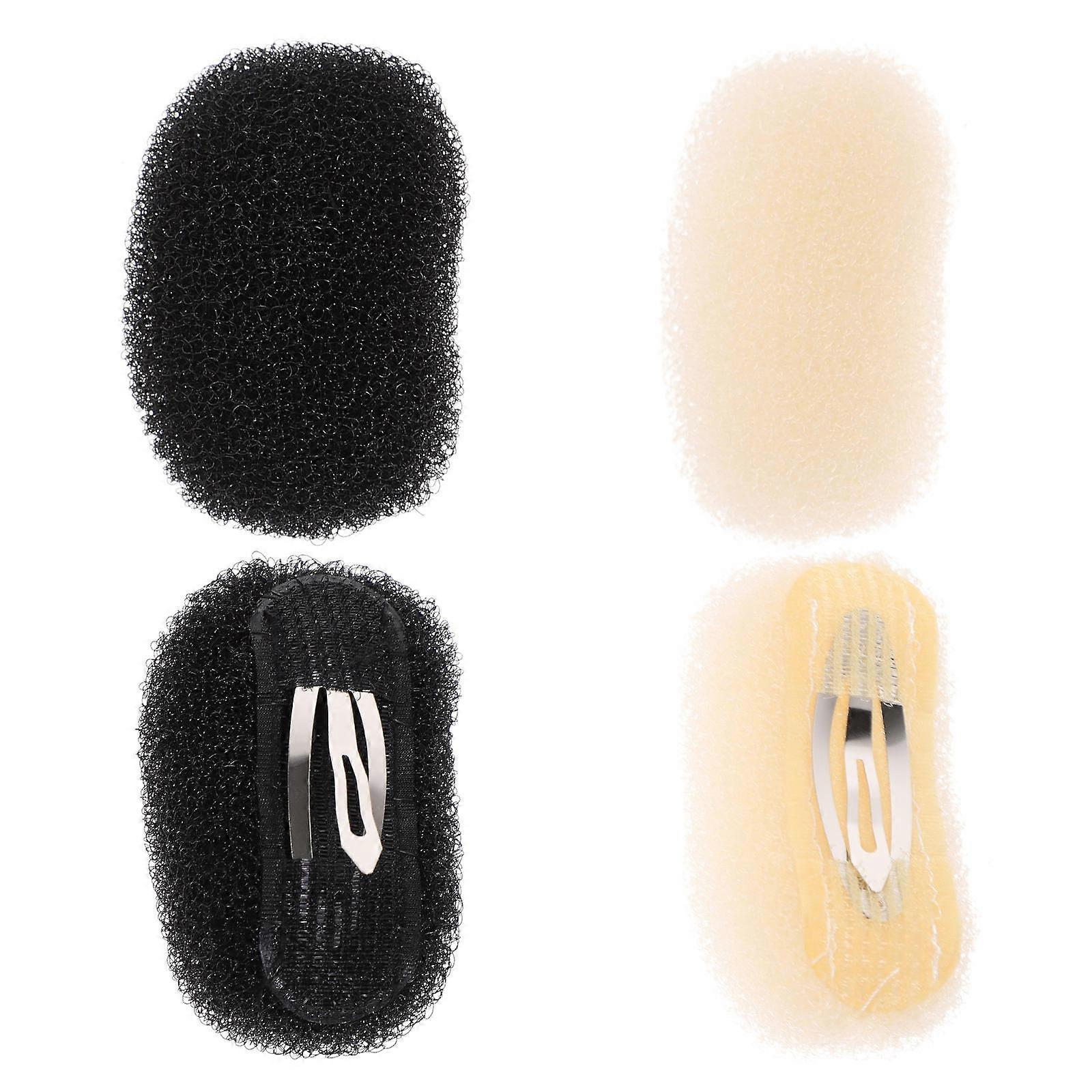 4pcs Women's Hair Base Clips – Lightweight Volume Padding Tools for Bouffant Hairstyles