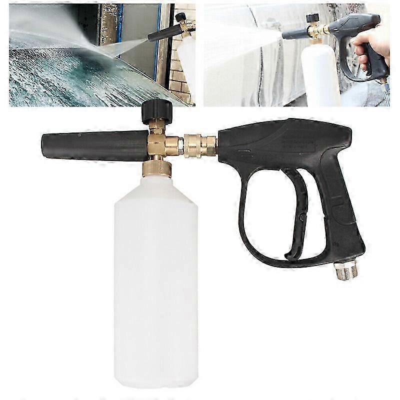 2pcs High Pressure Soap Foamer Spray Gun Kits Adjustable Snow Foam Washer Jet Lance