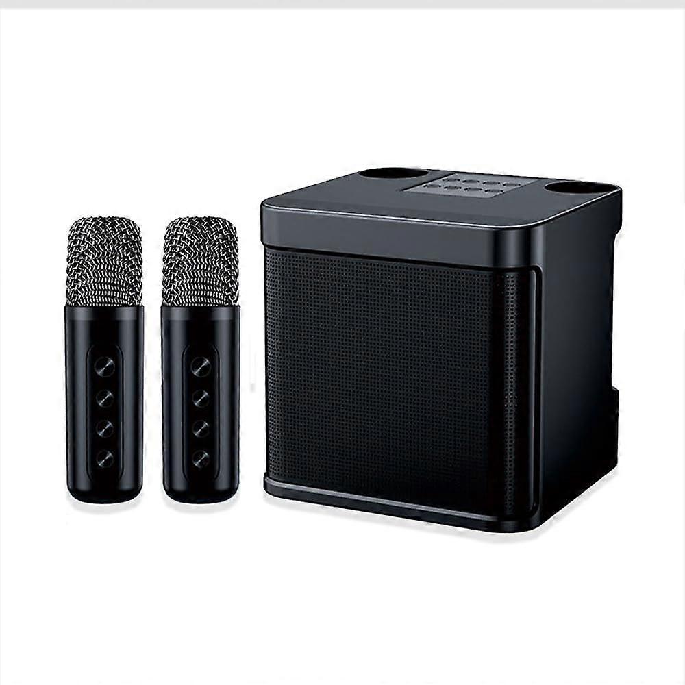 Karaoke Machine with 2 Wireless Microphones, Bluetooth Speaker for Home, Party